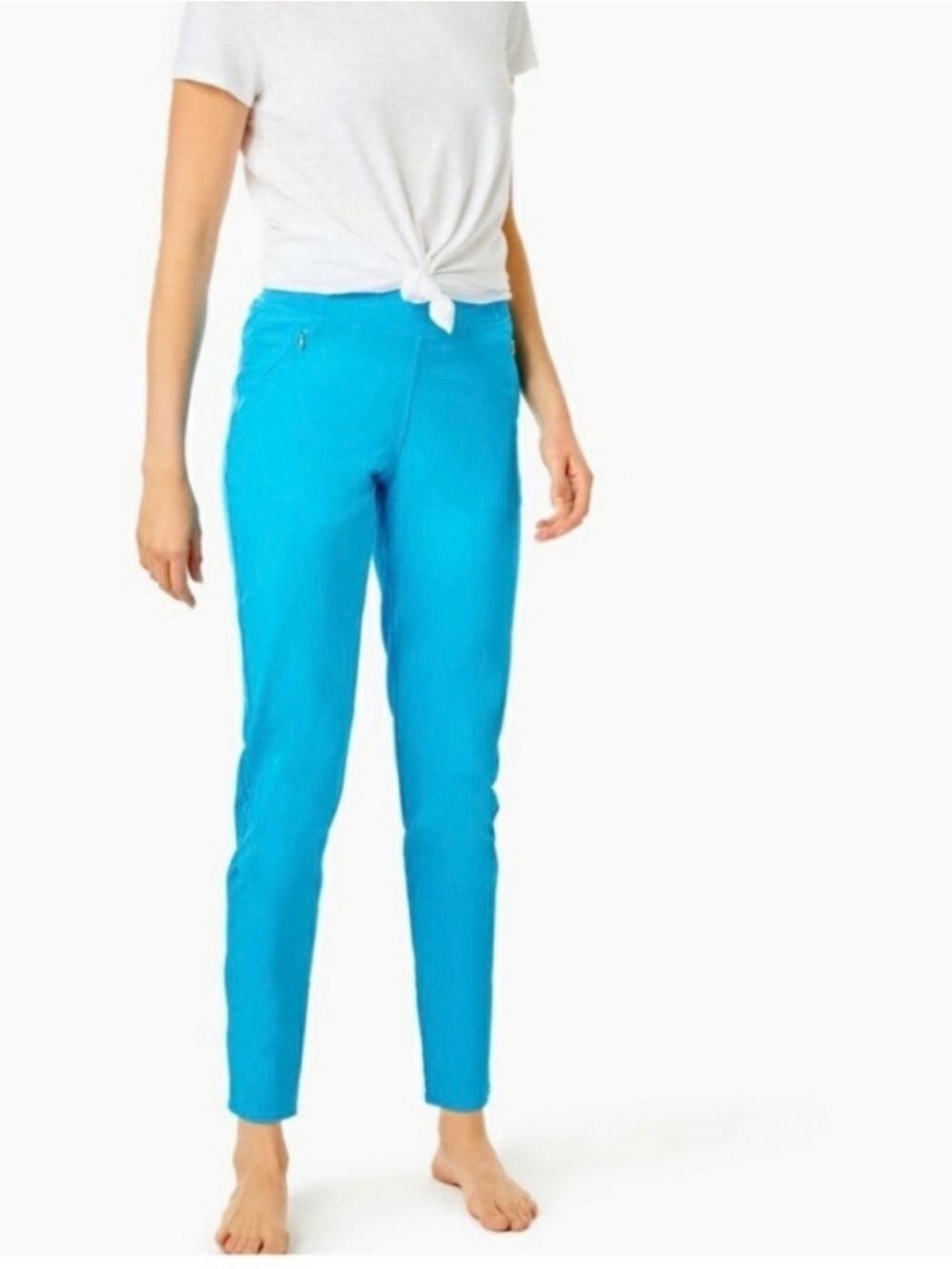 LILLY PULITZER | Cumulus Blue Run Around Pants UPF 50 Women’s Size Medium